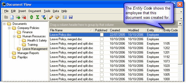 Merged documents