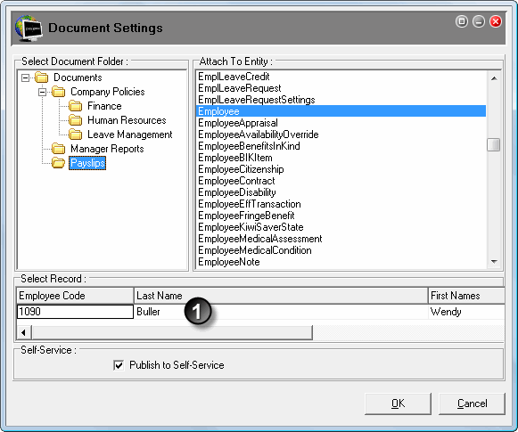 Document settings
